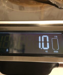 OXO Good Grips 11 Pound Food Scale with Pull-Out Display, Stainless Steel 1 76 71szGt31JGL