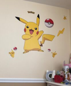 RoomMates RMK2536GM Pokemon Pikachu Peel and Stick Wall Decals , Yellow 31 71szT3bDKqL