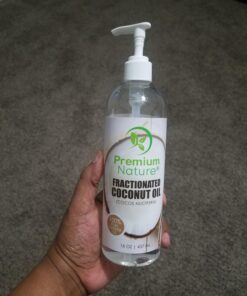 Fractionated Coconut Oil Skin Moisturizer - Cold Pressed MCT, Massage & Essential Oil Carrier, 16 oz Pump 16 Fl Oz (Pack of 1) 22 71t Cl80c L