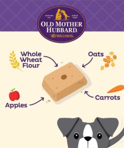 Old Mother Hubbard by Wellness Mother's Solutions Hip & Joint Natural Dog Treats, Crunchy Oven-Baked Biscuits, Ideal for Training, 20 ounce bag 13 71t IIutP2L