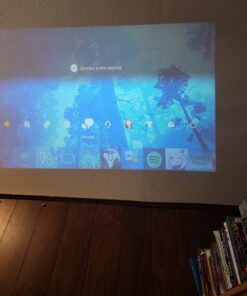 8500Lumens Portable Projector for Home Theater Entertainment, Full HD 1080P Supported Mini Projector HDMI AV USB TV Stick Supported 32 71t XBXq2BL