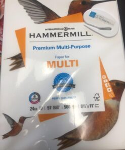 Hammermill Printer Paper, Premium Multipurpose Paper 24 lb, 8.5 x 11-1 Pallet (160,000 Sheets) - 97 Bright, Made in the USA, 105810P Pallet | 160k Sheets 21 71t YVGk6HL