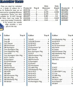 Frankford Arsenal Perfect Fit Reloading Tray for Convenient 50 Round Brass Storage #3 7 71t a dKaL