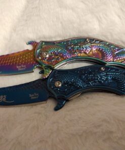 Dark Side Ballistics Blades Spring Assisted Rainbow 34 71t jX9RzL