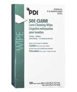 See Clear Lens Cleaning Wipes - Eye Glasses Cleaner Wipes - Non-Scratching, Non-Streaking, Pre-Moistened Wipes - Individual Packet, 6.5 in. x 5 in., 120 Wipes, 1 Pack 8 71t0KE3PYyL