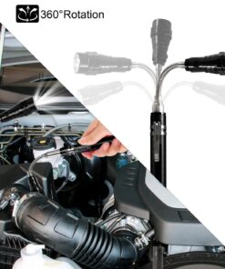 KUCHEY Magnetic Flashlight Pickup Tool Dad Gifts Stocking Stuffers for Men Cool Magnet Telescoping Gadgets with LED Gifts for Mens Husband Him Birthday Christmas Gifts Black 20 71t0MLIZcDS