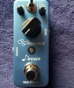 Donner Overdrive Guitar Pedal, Blues Drive Vintage Overdrive Effect Warm/Hot Modes True Bypass Blue Overdrive 32 71t0VP 14L