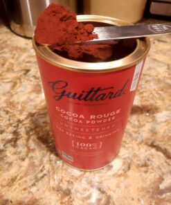 E Guittard Cocoa Powder, Unsweetened Rouge Red Dutch Process Cocoa, 8oz Can Standard Packaging 12 71t11Rv0NsL