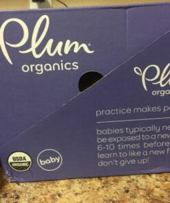 Plum Organics Stage 2 Organic Baby Food - Pear and Mango - 4 oz Pouch (Pack of 12) - Organic Fruit and Vegetable Baby Food Pouch 4 Ounce (Pack of 12) 25 71t1MXi8mrL