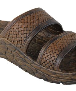Pali Hawaii Rugged Men's Jesus Sandals Jandals 11 Brown
