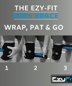 EzyFit Knee Brace Support For Arthritis, ACL, LCL, MCL, Sports Exercise, Meniscus Tear Injury Recovery - Side Stabilizers Open Patella - Best Comfort Fit Adjustable Neoprene Wrap - 3 Sizes Medium 6 71t1s5DMqpL