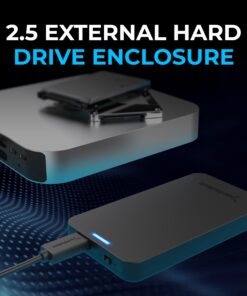 Alternative view of SABRENT 2.5 Inch SATA to USB 3.0 Tool Free External Hard Drive Enclosure [Optimized for SSD, Support UASP SATA III] Black (EC-UASP)