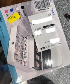 Jssmst Large Locking Cash Box with Money Tray, Lock Box with Security Cable Metal Money Box with Key Lock, Black, CB02304XL Black Key Lock 35 71t2fKEAWWL