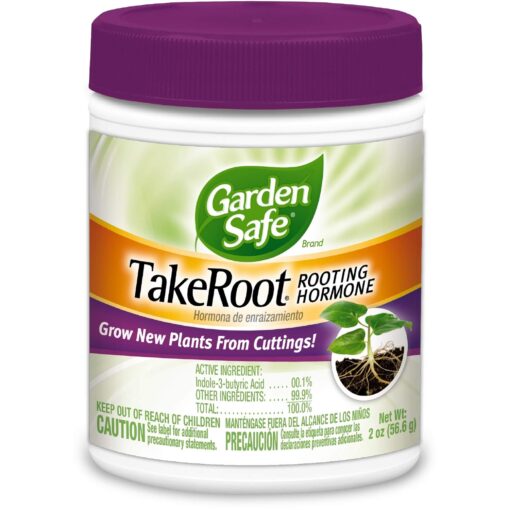 Garden Safe Take Root Rooting Hormone, Promotes Rooting, Grow New Plants From Cuttings, 2 Ounce Single