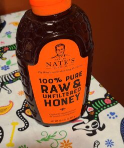 Nate's 100% Pure, Raw & Unfiltered Honey - Award-Winning Taste, 32oz. Squeeze Bottle 32 Ounce (Pack of 1) 46 71t3Rl1JoZL