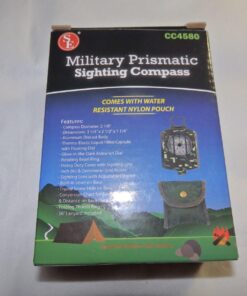 SE Military Lensatic and Prismatic Sighting Survival Emergency Compass with Pouch - CC4580 107 71t3VR5AkL