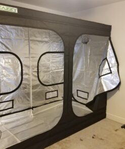 Zazzy Grow Tent, 96“X48 X78 Plant Growing Tents 600D Mylar Hydroponic Indoor Grow Tent with Window, Kit Bag & Floor Tray 96"X48"X78" 49 71t4 hXsENL 1