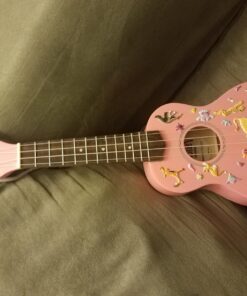 Hola! Music HM-21PK Soprano Ukulele Bundle with Canvas Tote Bag, Strap and Picks, Color Series, Pink Soprano 21 Inch 22 71t52NOlloL