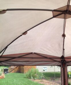 Coleman Back Home Screen Canopy Tent with Instant Setup, Outdoor Gazebo for Bug-Free Lounging, Shelter Fits Over Picnic Tables for Parties, Events, Tailgating, Picnics, & More 12 X 10 Ft 35 71t5yDC6M0L