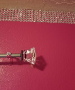 Diamond Flower Shape Mesh Wrap Roll Faux Rhinestone Crystal Ribbon 4" x 10 Yards (30 ft) … (Silver) Silver 35 71t67avoR7L