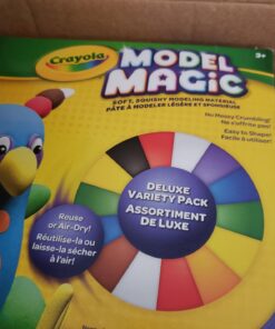 Crayola Model Magic Deluxe Variety Pack Kids Modeling Clay Alternative, Assorted Colors, (14 Pack), 7 oz 14Ct 33 71t68TwOUkL