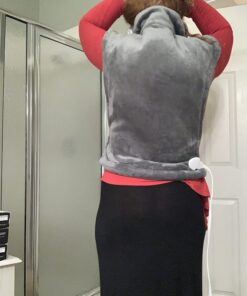 RENPHO Weighted Heating Pad for Back Pain Relief, FSA HSA Eligible, Electric Heat Pads for Neck and Shoulders, Fast-Heating, Auto Shut Off, Christmas Gifts for Women Men Mom Dad, ETL Certified, Gray A-gray-24"x33'' 44 71t6qqGiAoL