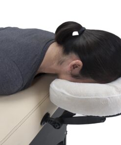 EARTHLITE Fitted Disposable Face Cradle Covers – Medical-Grade, Soft, Non-Sticking Massage Face Covers/Headrest Covers for Massage Tables & Massage Chairs, 50 Count 16 71t78H0vNbL