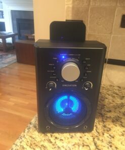 Singsation Karaoke Machine - Full Karaoke System for Adults or Kids, with Wireless Bluetooth Speaker and Microphone. Works with All Karaoke Apps via Smartphone or Tablet 31 71t7F dDGSL