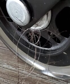 Office Chair Wheels Replacement Rubber Chair casters for Hardwood Floors and Carpet, Set of 5, Heavy Duty casters for Chairs to Replace Office Chair mats - Fits 98% 1. Clear 31 71t7UUwzsTL