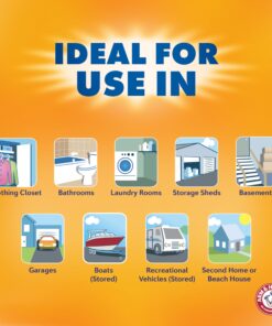 Arm & Hammer Fragrance Free Hanging Moisture Absorber and Odor Eliminator 2 Pack - Traps Moisture for Fresher, Cleaner Air 33 71t7tbFNpfL