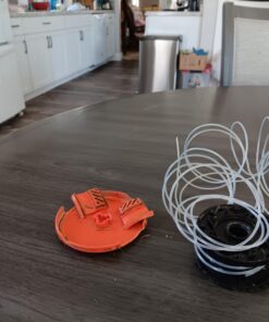 10 Pack String Trimmer Replacement Spool Compatible with Black+Decker, 240ft 0.065" AF-100 Autofeed Replacement Spools - Compatible with Black+Decker String Trimmers(8-Line Spool + 2 Cap+2 Spring) 39 71t832IsixL