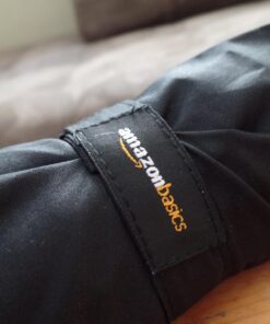 Amazon Basics Automatic Small Compact Travel Umbrella, One Size, Black 32 71t8JC7fL