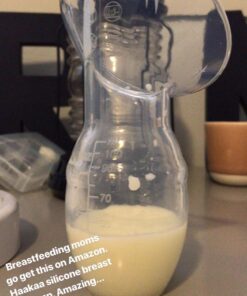 Haakaa Silicone Breastfeeding Manual Breast Pump Milk Pump 100% Food Grade Silicone BPA PVC and Phthalate Free 37 71t8KddB PL