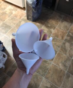 Norpro Plastic Funnel, Set of 3, Set of Three, White 35 71t95yhlIL