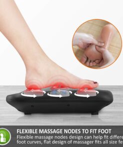 Snailax Shiatsu Foot Massager with Heat and Massage Throw Pillow & Massage Seat Cushion Bundle | Kneading Foot & Back Massager, Heated Foot Warmer, Electric Feet Massager Machine 13 71t9NbMQNKL