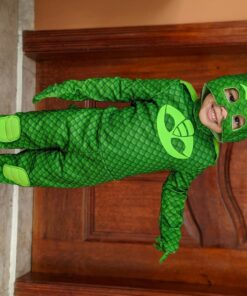 Disguise Deluxe PJ Masks Gekko Costume Medium (3T-4T) 36 71t9gMvGakL
