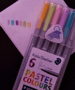 Staedtler 334SBGC1A6 6 Piece Triplus Fineliner Pastel Pen Set 1 21 71t9o1BnJGL