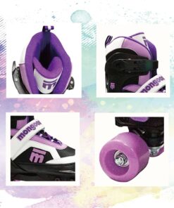 Mongoose Girl's Quad Roller Skates Large 8 71tAUtYsaRL
