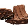 HiEnd Accents Embroidered Pine Cone Lodge Towel Set, Brown 15 71tAVxVIUXL