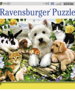 Ravensburger Happy Animal Buddies - 300 Piece Jigsaw Puzzle for Kids – Every Piece is Unique, Pieces Fit Together Perfectly 10 71tAsU3NrL