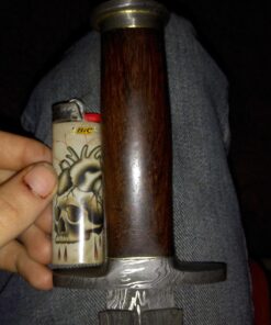 RAM-05 Damascus Steel Hunting Knife – Walnut Wood Handle 70 71tBEtM GpL