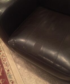 MastaPlasta Premium Leather Repair Patch - Dark Brown 4" x 2.4" (10 x 6 cm). Instant Upholstery-Quality Scratch and Tear Repair for Sofas, Car Interiors, Bags, Vinyl & More 4in x 2.4in B Dark Brown Leather 29 71tBcPH50ML