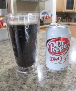 Insulated Drinking Glasses 16oz 4-pack - Made in USA Great for Iced Coffee & Hot Drinks, Clear Double Wall Plastic Tumbler Cups, Microwave, Freezer & Top Rack Dishwasher Safe Reusable Cups Clear - 16 oz 16.0 ounces 29 71tCTFme3QL