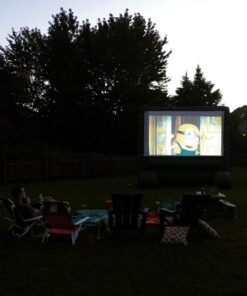 Gemmy 39127-32 - Airblown - Movie Screen - 120"x70" Widescreen Deluxe w/Storage Bag - Blue Outdoor Inflatable Deluxe Movie Screen 51 71tCY3KJdJL