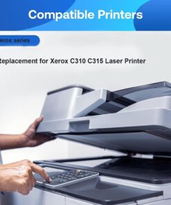 C310/C315 Black Toner Cartridge 006R04356 Remanufactured Replacement for Xerox C310 C310DNI C310DNIM C315 C315DNI C315DNIM Color Printer (3,000 Pages 7 71tDMZ1JNIL