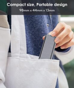 M.2 NVMe SSD Enclosure Adapter USB C 3.2 Gen 2 10Gbps M.2 NVMe to SATA Reader, Tool-Free 6Gbps SATA, RGB NVMe Enclosure Aluminum Case Support UASP Trim for PCIe M-Key(B+M Key) SSD Size 2242/2260/2280 RGB Version 35 71tDPoRVMbL