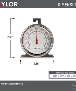 Taylor Large 2.5 Inch Dial Kitchen Cooking Oven Thermometer, Analog 1 20 71tF2E91pL