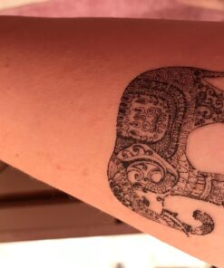 Pinkiou Face Tattoo Sticker gold temporary face tattoos for Women Girls Make Up Dancer Costume Parties, Shimmer Glitter Metallic facial art stickers (18-0067) 18-0067 57 71tFuiPilGL