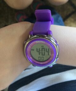 cofuo Kids Digital Sport Waterproof Watch for Girls Boys, Kid Sports Outdoor LED Electrical Watches with Luminous Alarm Stopwatch Child Wristwatch Purple 31 71tGXVNKBL