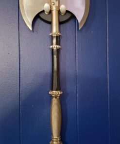BladesUSA HK-079A Fantasy Medievel Battle Axe with Display Plaque, 21-Inch Length 21 71tGvf66u7L